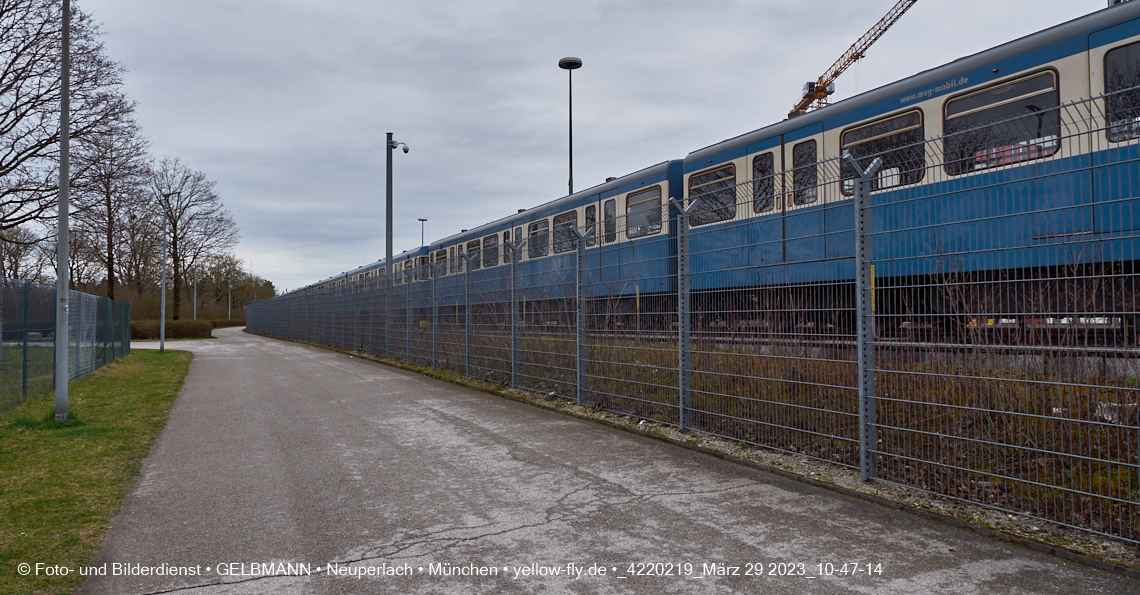 29.03.2023 - Baustelle REVO und Umgebung in Neuperlach